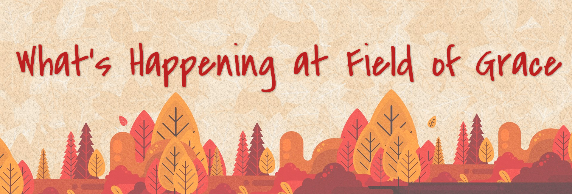 Autumn Harvest Party Church Website Banner
